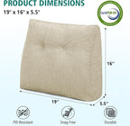 TANYOO Back Support Pillow for Recliner Soft Dual Layer Lumbar Support Pillow - Image 6