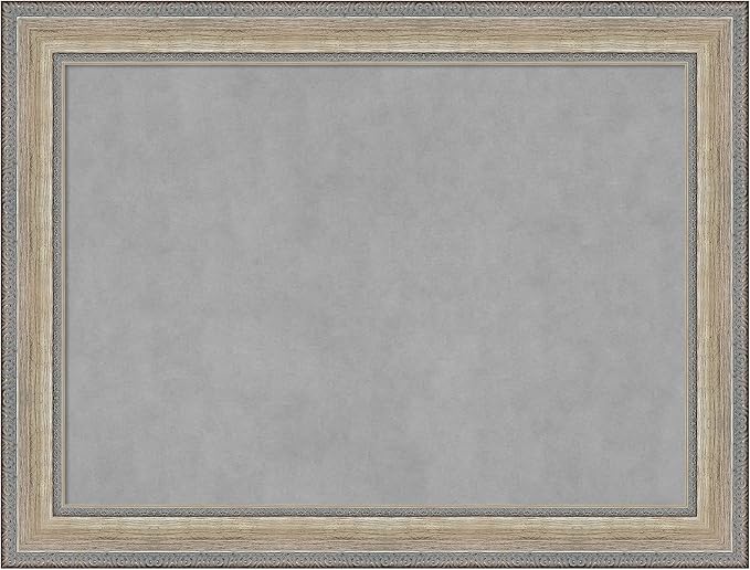 Amanti Art Silver Framed Magnetic Board 25x33 Medium Vision Board by AmantiArt