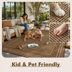 montvoo-2x6 ft indoor outdoor runner rugs for entryway, view 9
