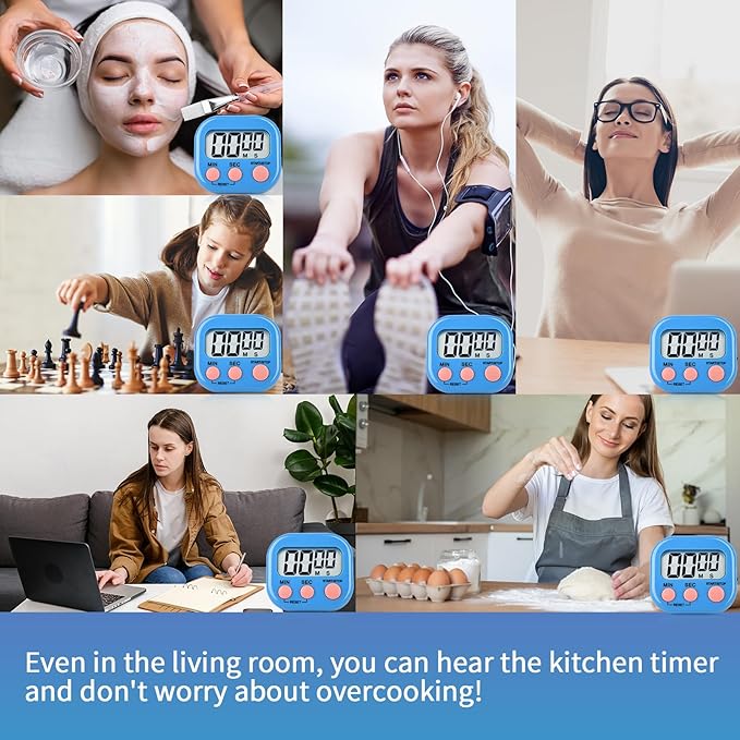 48 Pack Digital Kitchen Timer Magnetic Digital Timer - Image 7