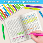 V-Opitos 30 Pack Highlighters in 6 Assorted Colors, No Bleed, Bright - Image 2