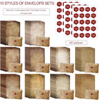 TaoBary 160 Pcs Stationery Paper Set 50 Double Sided Stationery Papers - Image 4