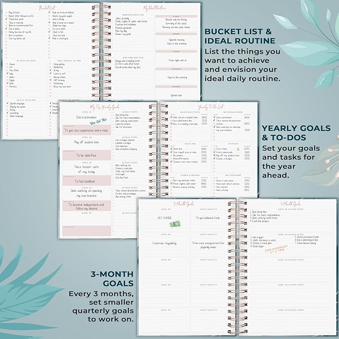 PLANBERRY Large Hourly Schedule Planner Premium – Undated Organizer - Image 5