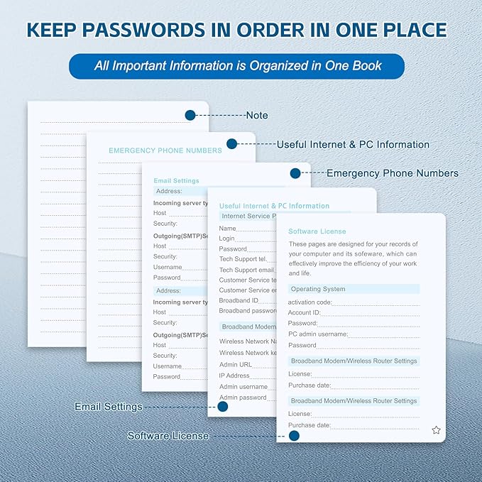 MOSA BEAR Password Keeper Book - Image 4
