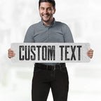 Custom Sign, Custom Street Sign, 11 Font Colors, 13 Font Styles, 4 Hole Options - Image 2