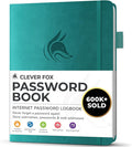 Clever Fox Password Book with alphabetical tabs. Internet Address Organizer by CleverFox