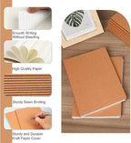 miikoul 24 Pack A5 Kraft Paper Notebook Lined Journal Bulk, 8.3 X 5.5 Inch - Image 3