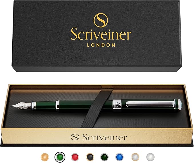 Scriveiner British Racing Green Fountain Pen - Image 9