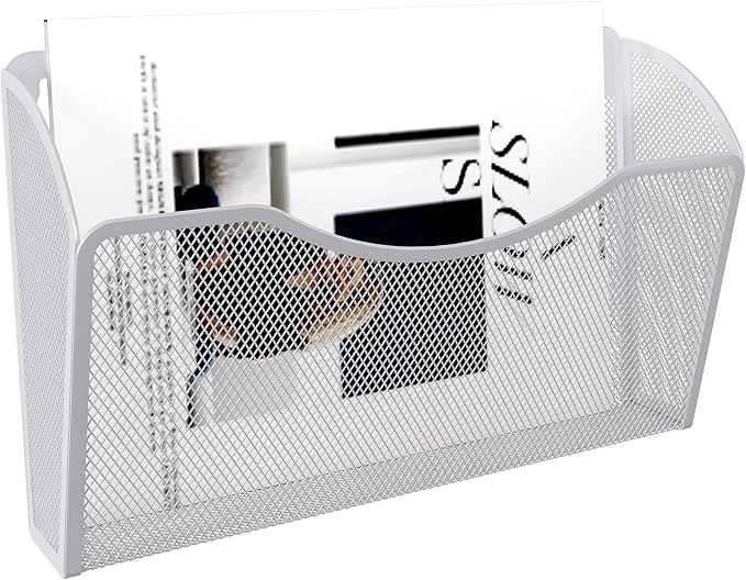 EasyPAG Single Pocket Wall File Organizer, Mesh Hanging File Folder Organizer - Image 3