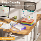 ABC life 6-Pack Plastic Expanding File Folder, Folders - Image 3