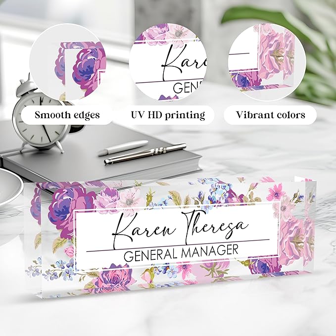 Custom Office Name Plate, Personalized Gifts - Image 3