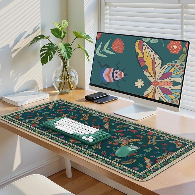 iCasso Desk Mat, Desk Matt for Desktop, Cute Desk Pad Mat, XXL Large Mouse Pad - Image 6
