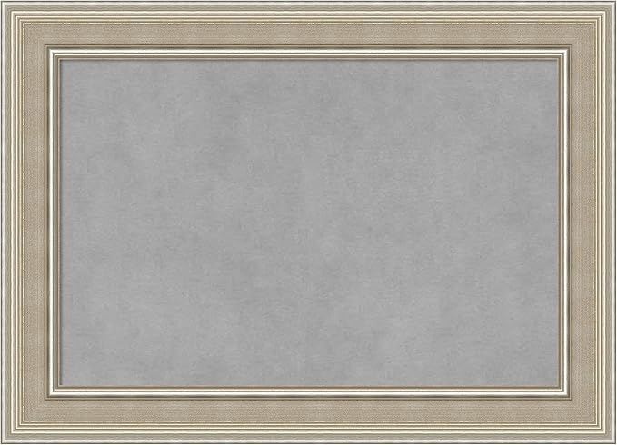 Amanti Art Silver Framed Magnetic Board 16x22 Small Vision Board by AmantiArt