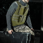 Tactical Single/Double Pistol Mag Pouch Outdoor Molle Open-Top Magazine Pouch - Image 6