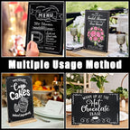 BOUBONI 3 Pack Small Chalkboard Signs - Image 6