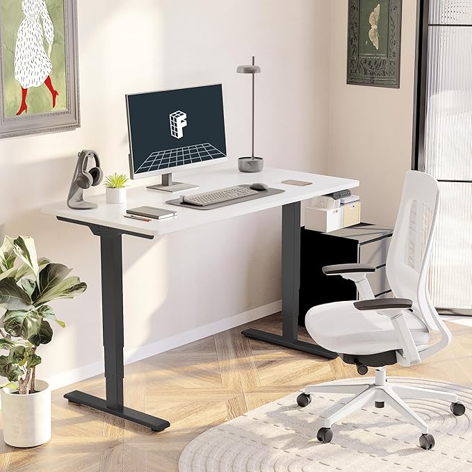 FLEXISPOT E6 3-Stage Dual Motor Electric Standing Desk 55 x 28 Sit Stand Up Desk - Image 2