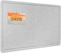 Bulletin Board, 24 x 18 inches Felt Board Decorative Pin Board, Cork Board by Lightomorrow