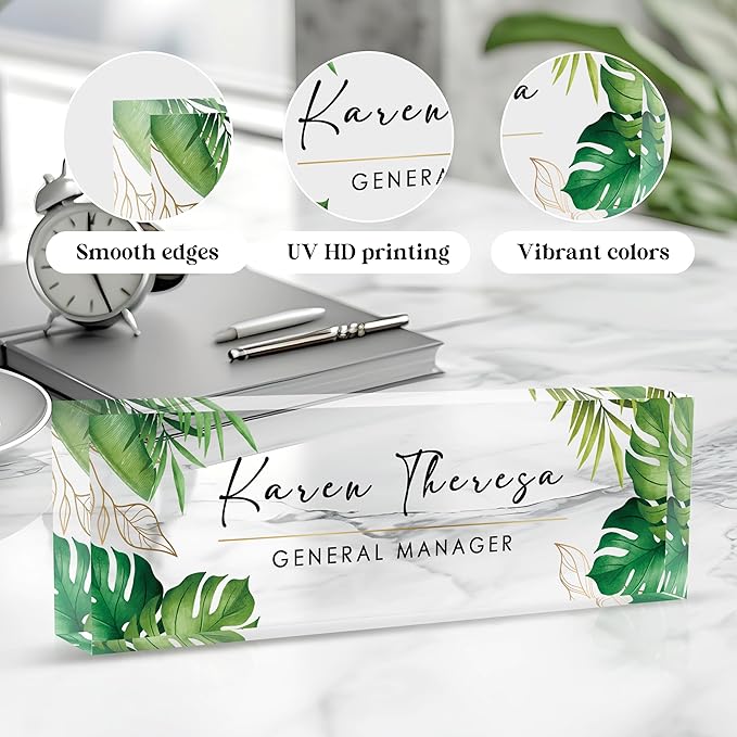 Custom Office Name Plate, Personalized Gifts - Image 3