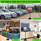 INNOVSIGN 2Packs Adjustable Pedestal Sign Holder Stand 11''x17'', Floor - Image 9