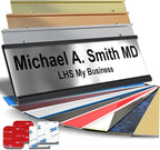 Custom Name Plate with Choice of Mounting by LHS+My+Business