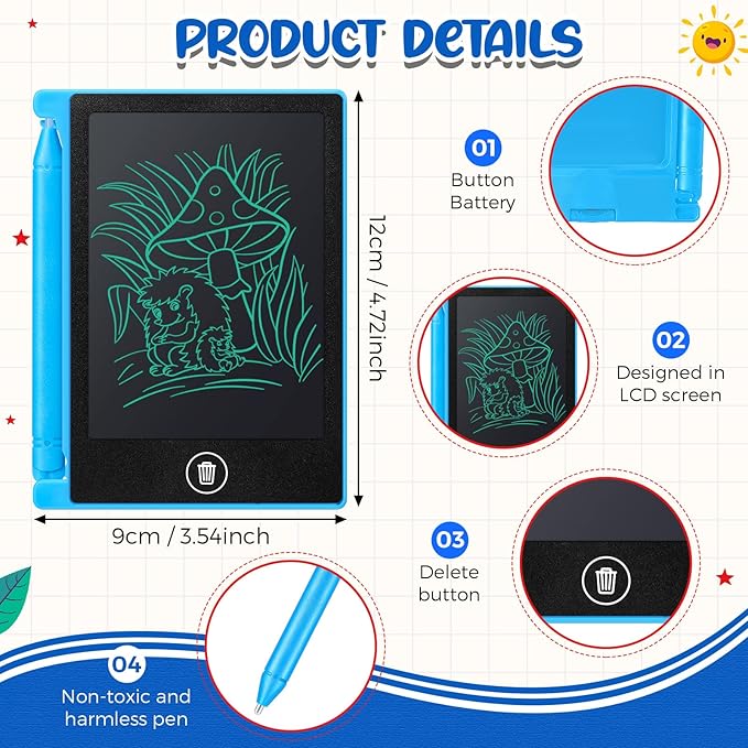 Zhehao 24 Pack LCD Mini Writing Tablet - Image 2