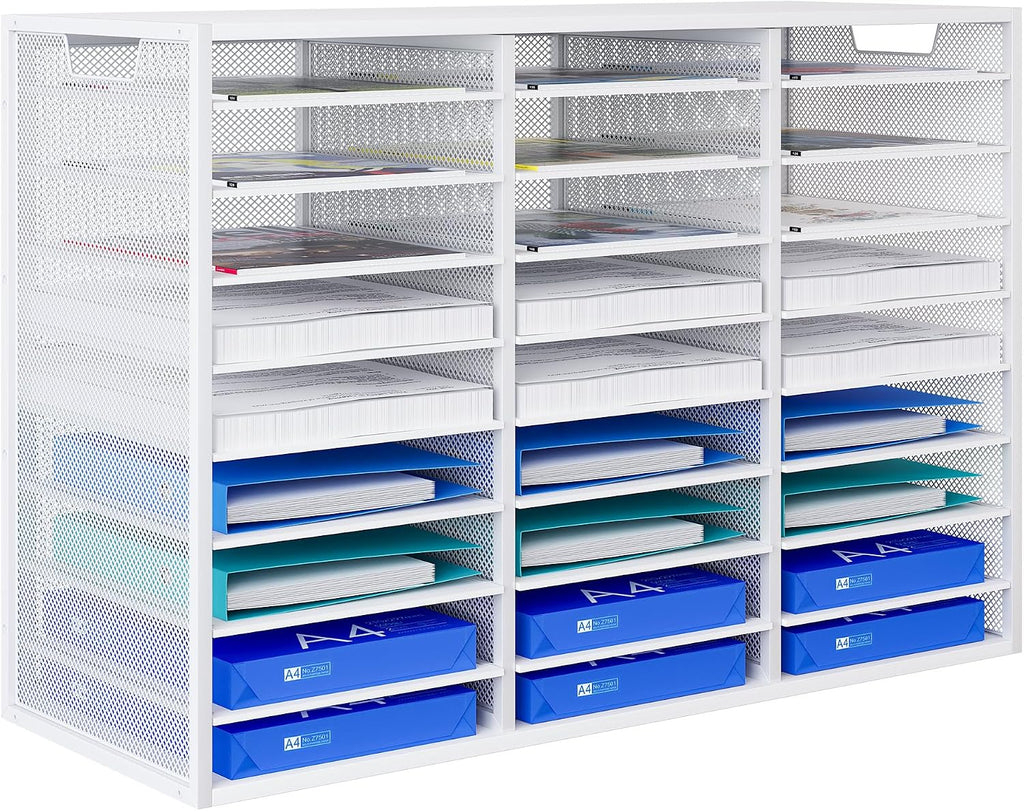 PAG-Mass Mail Sorter Adjustable Countertop Mail Holder, Heavy Duty Literature