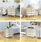 Giantex 12 Drawers Rolling Storage Cart, Classroom Organizers - Image 8