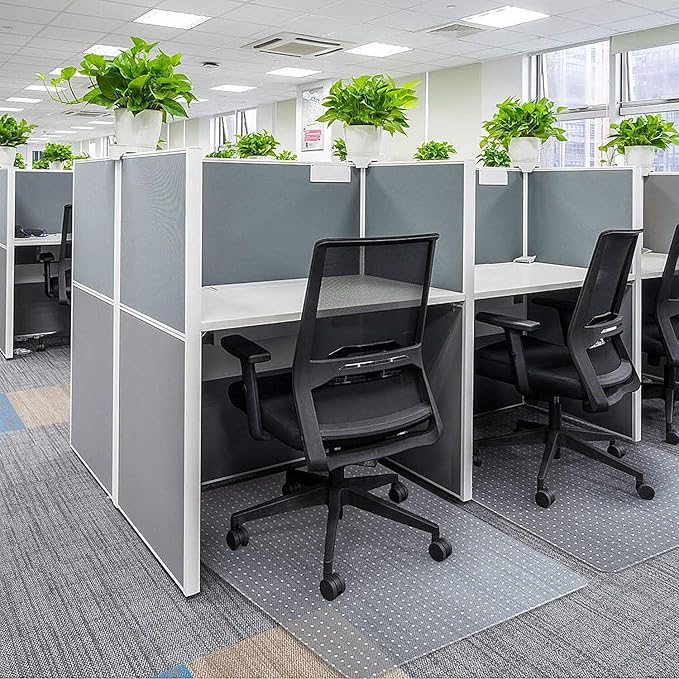 Kuyal Desk Chair Mat for Carpet, Office and Home, Easy Glide, Protects Floors - Image 5