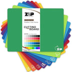 ZVP Plastic Cutting Boards for Kitchen, Flexible Cutting Mats, Colorful by ZVP