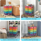 GLACER 10 Drawer Rolling Cart, Storage Cart - Image 7