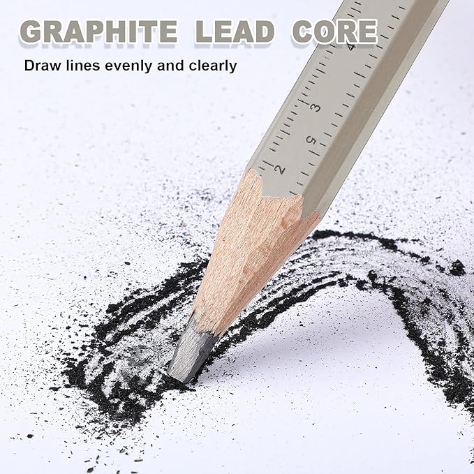 Honoson 200 Pcs Flat Construction Pencils - Image 5