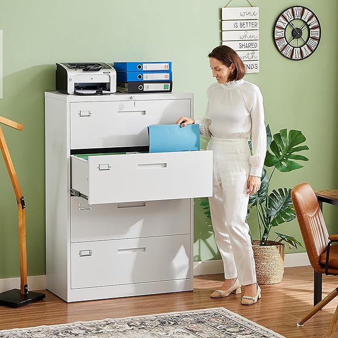 Letaya 4 Drawer File Cabinet - Image 2