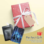BWEGRHE Small Travel Wallets, RFID Blocking PU Leather Credit Card Holder - Image 7