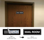 Mail Room Sign – Premium Frosted Acrylic Material, Strong Self-Adhesive - Image 3