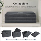 Graciadeco Medium 15" 21 Quart Collapsible Stackable Storage Bins - Image 4