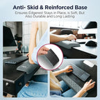 EdgeRest PostureUp L-Shaped Memory Foam Wrist Rest, Ergonomic Elbow and Forearm - Image 5