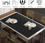 ZORESYN Large PU Leather Desk Mat Black 51.2x27.6 Inches, Waterproof Gaming - Image 3