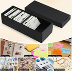 QLOUNI Business Card Storage Box 4 Pack, Business Card Holder Case - Image 5