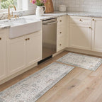 GENIMO Runner Rug 2PCs, Machine Washable Non Slip Vintage Hallway Runner Rug - Image 3