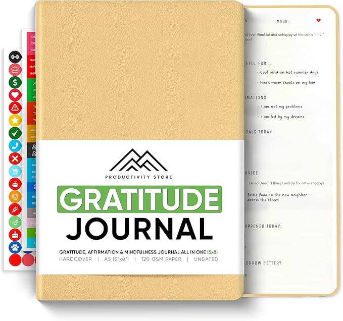 Gratitude & Self-Care Journal by PRODUCTIVITYSTORE
