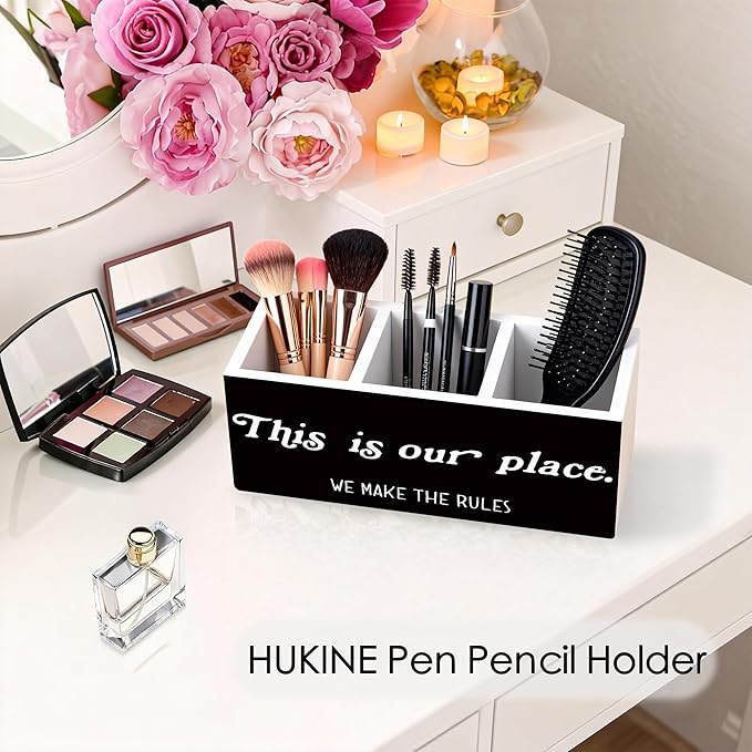 HUKINE This Is Our Place We Make the Rules Pen Holder - Image 3