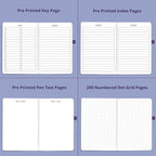 VIVID SCRIBBLES Dotted Journal – 140gsm Bleed Proof Thick White Paper – 200 - Image 7