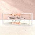Custom Name Plate for Desk, Desk Name Plate Personalized, Office Decor for by SalaGraphics