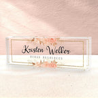 Custom Name Plate for Desk, Desk Name Plate Personalized, Office Decor for by SalaGraphics