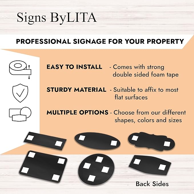 Signs ByLITA Standard Office Sign - Image 3