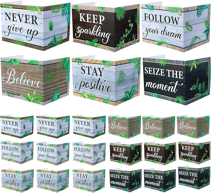 Honoson 24 Pcs Bulk Inspirational Privacy Folders by Honoson