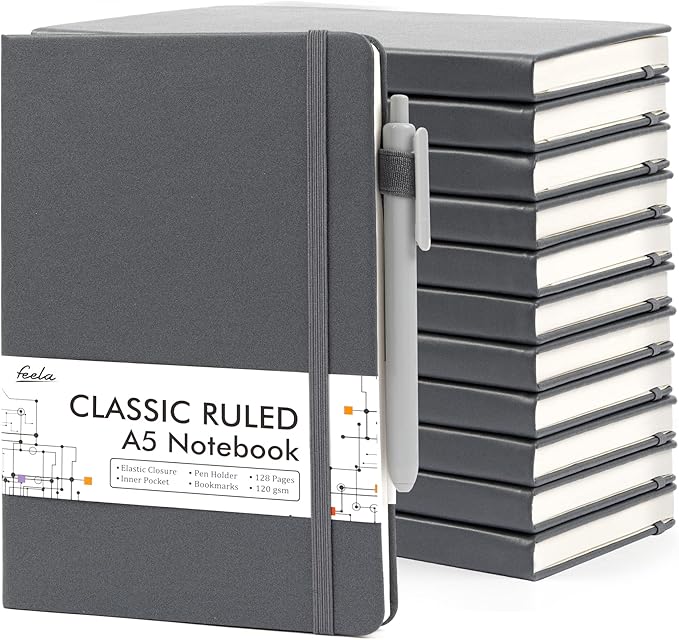 12 Pack Notebooks Journals Bulk by feela
