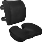 Amazon Basics Comfortable Seat Cushion & Lumbar Support by AmazonBasics