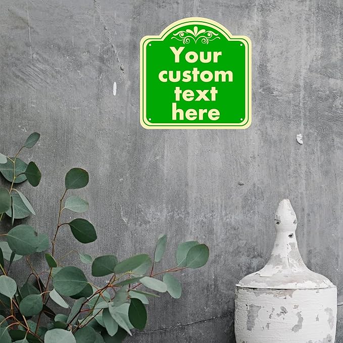 HK SIGNS Aluminum Custom Street Sign, Personalized Sign, Modern/Customizable - Image 4