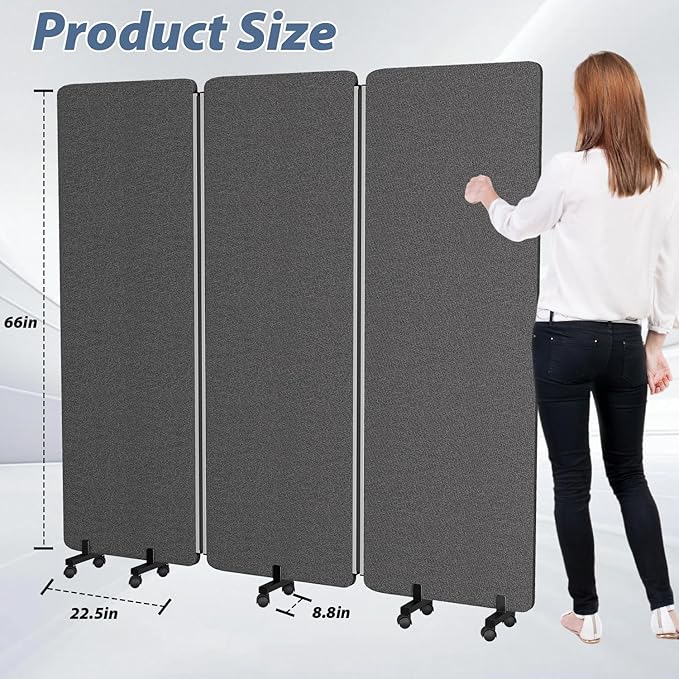 Acoustic Room Divider Privacy Panel - Image 6